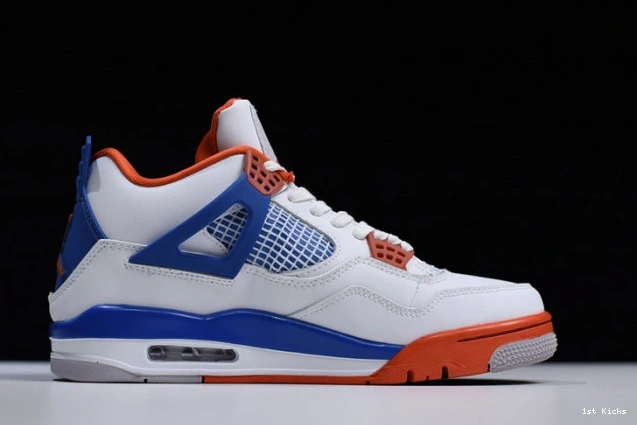 1st Kicks 4 308497- white blue bright crimson-royal air jordan HighQuality 1823 1108